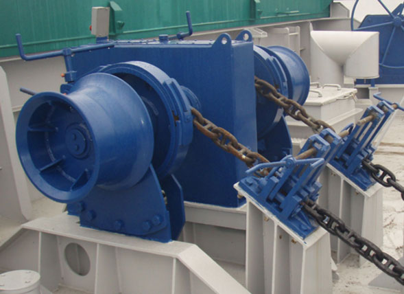 Anchor chain winch from Ellsen