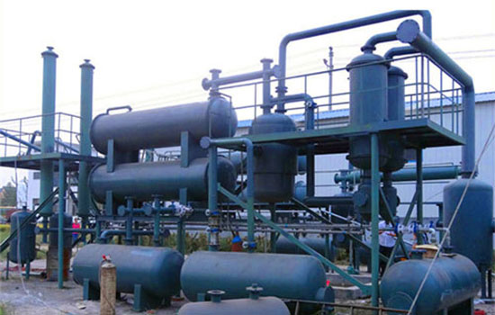 plastic oil distillation plant
