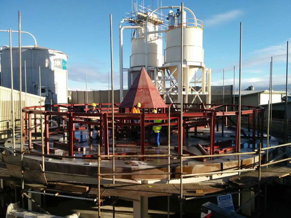 cement storage in silo