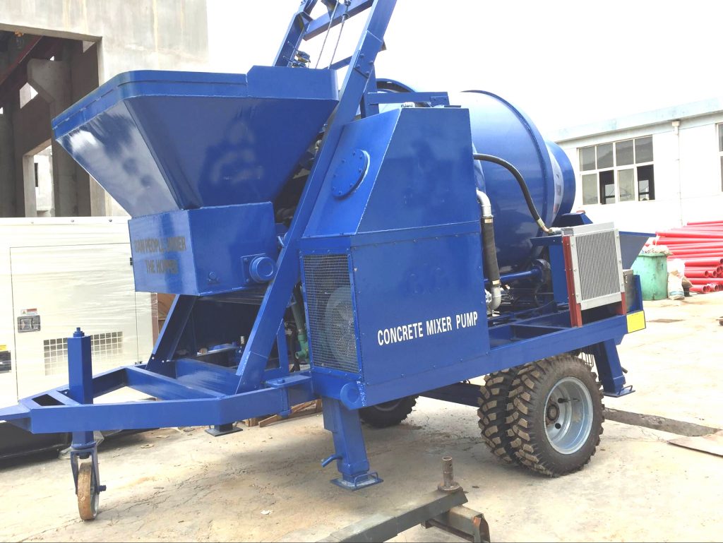 concrete mixer with pump price