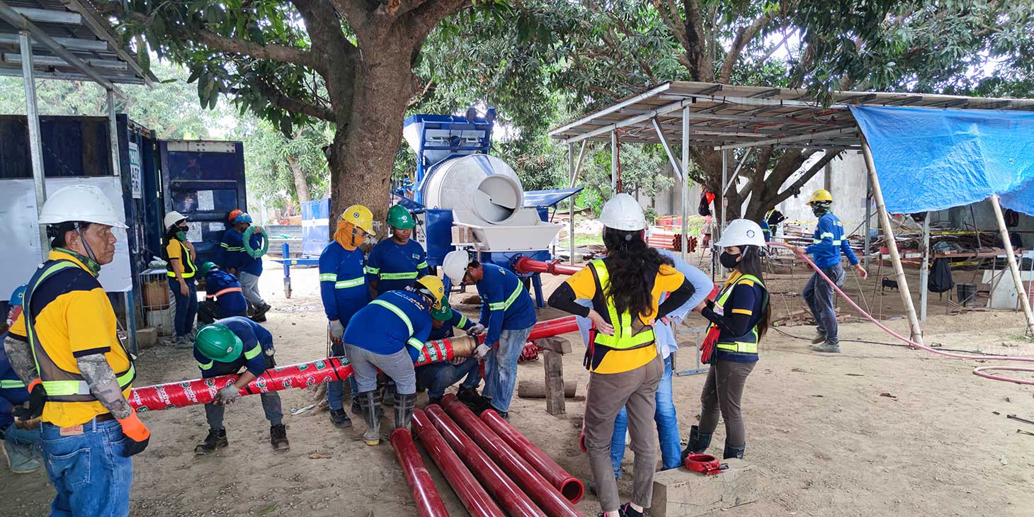 Diesel Small Mixer Concrete Pump