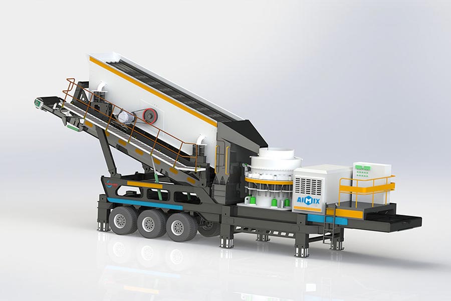 Portable Cone Gravel Crushing Plant