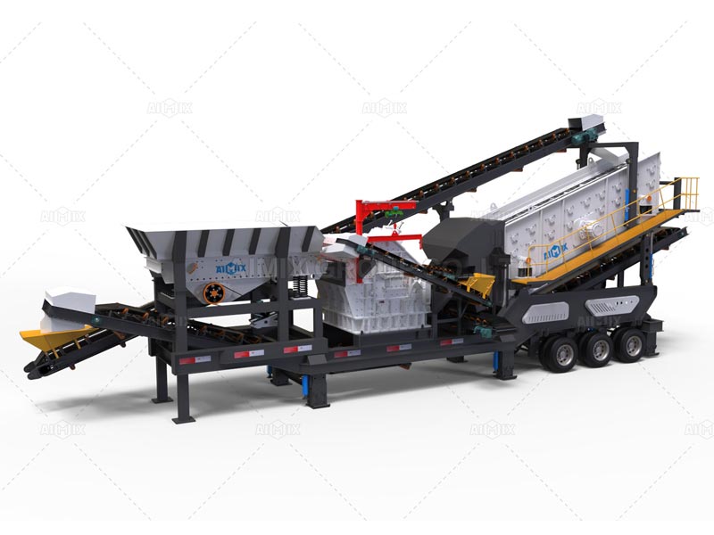 Mobile Impact Mining Crusher Machine