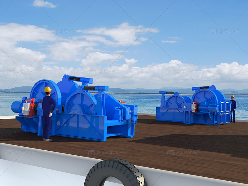 Marine Electric Mooring Winches