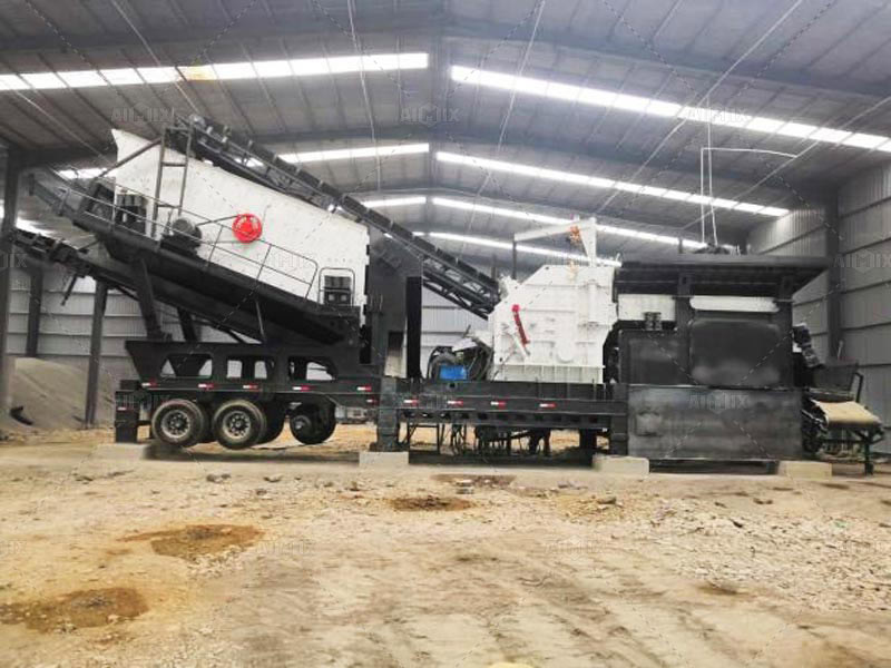 Mobile Stone Crushing Plant