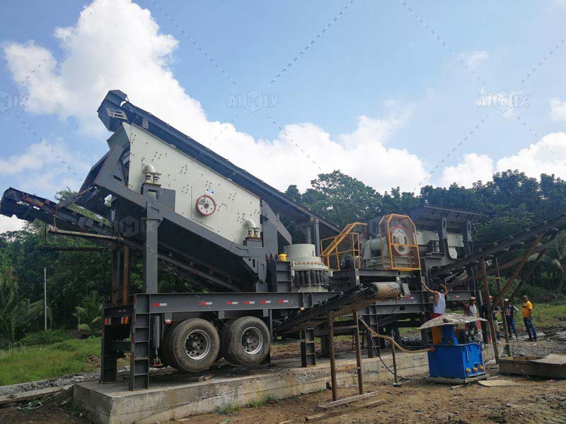 mobile crushing plant