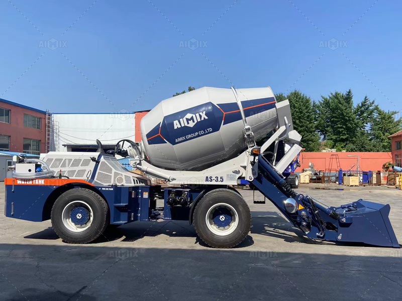 AS-3.5 self-loading concrete mixer maintenance