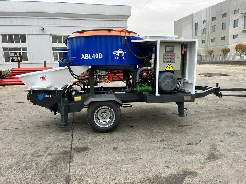 Electric Pan Mixer Concrete Mixture Pump in Factory before Shipment