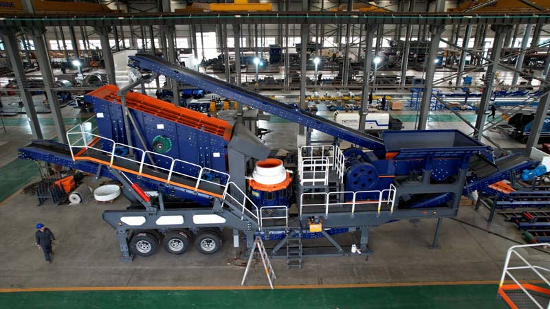Mobile Stone Crusher on Wheels
