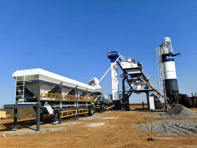 Mobile Batch-Type Asphalt Plant